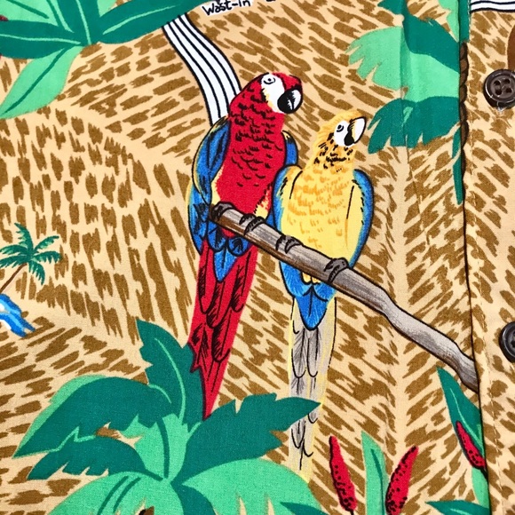 Vintage Jimmy Buffett Margaritaville Made in Hawaii Reyn Spooner Button Shirt - Picture 6 of 12